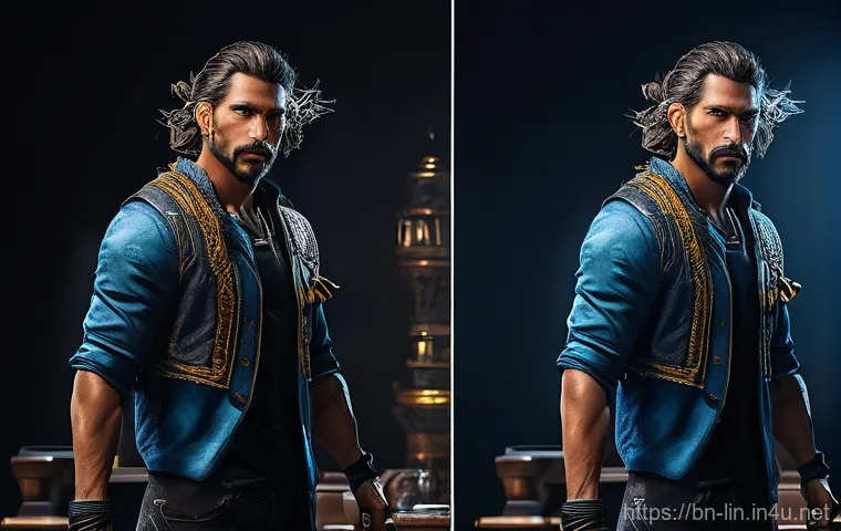 리니지 서버별 인기 클래스 - **A "Damage Dealer" character:** A dynamic pose, striking outfit (fully clothed), and an element of ...