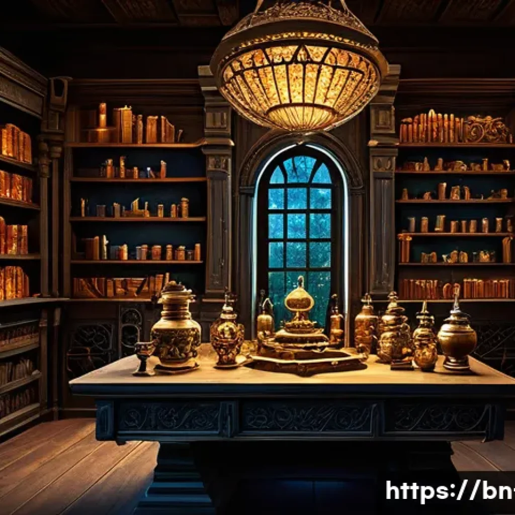 리니지 장비 업그레이드 공략 - **Prompt: The Zenith Enchantment Ritual**
    A mystical scene inside an ancient, dimly lit alchemis...