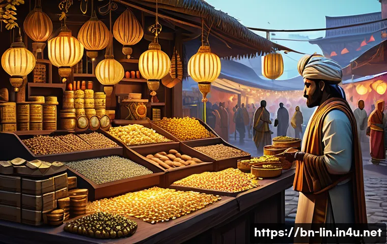 리니지 경제 활동 팁 - A detailed fantasy game inventory scene featuring a Bengali player character strategically evaluatin...
