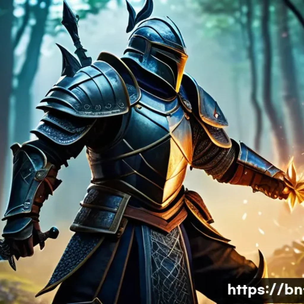 리니지 초보자 레벨업 공략 - A detailed fantasy RPG scene featuring a skilled warrior character in mid-battle against a monstrous...